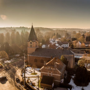 Le village de Lasne (Brabant Wallon Belgique)